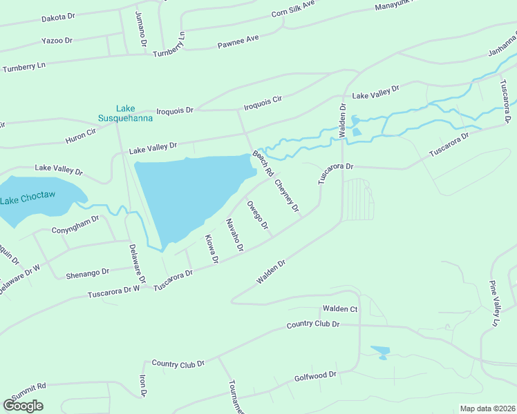 map of restaurants, bars, coffee shops, grocery stores, and more near Owego Drive in Hazleton