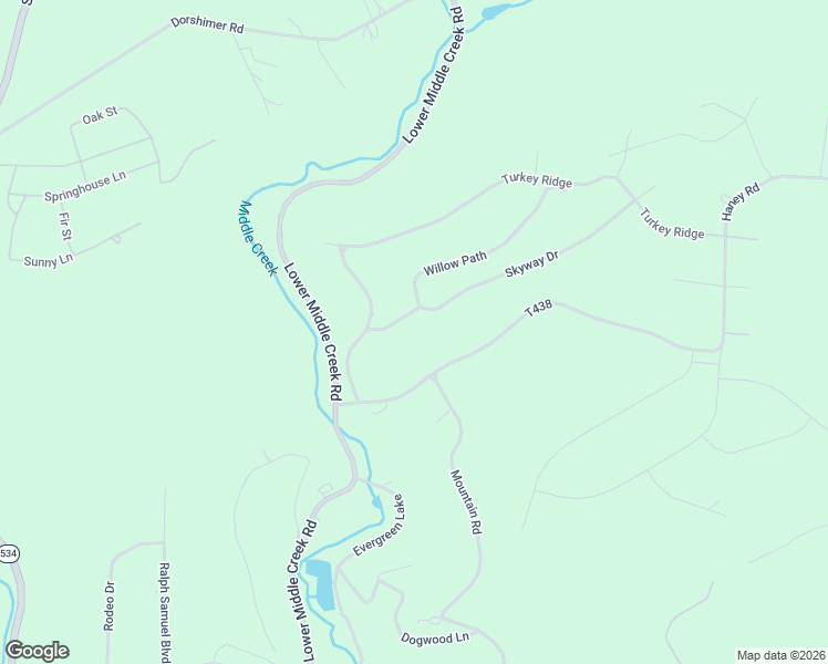 map of restaurants, bars, coffee shops, grocery stores, and more near 2512 Willow Path in Kunkletown