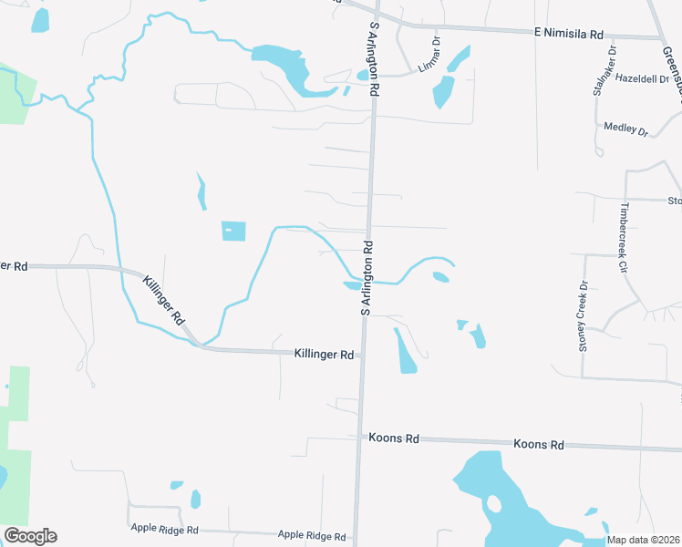 map of restaurants, bars, coffee shops, grocery stores, and more near 5196 South Arlington Road in Akron