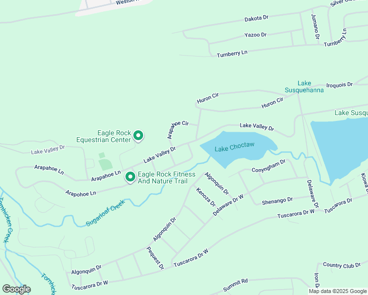 map of restaurants, bars, coffee shops, grocery stores, and more near 482 Lake Valley Drive in Hazleton