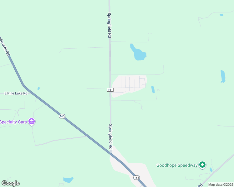 map of restaurants, bars, coffee shops, grocery stores, and more near 12921 Springfield Road in New Springfield