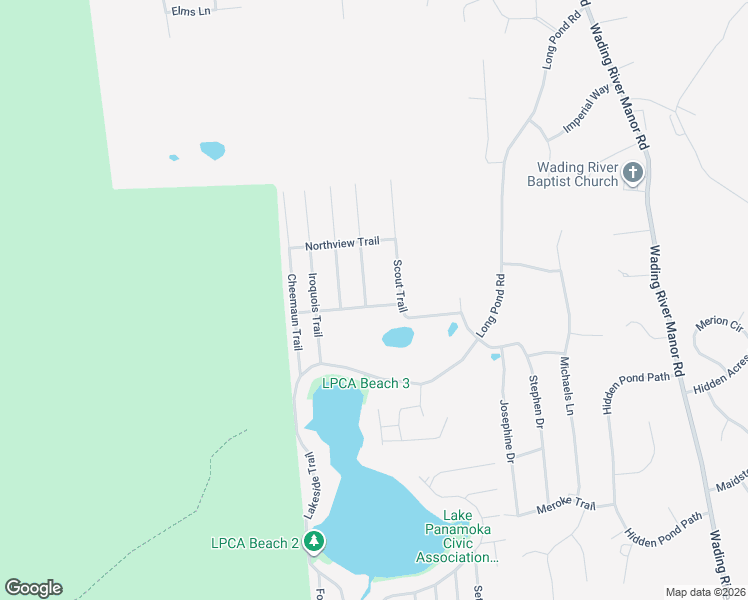 map of restaurants, bars, coffee shops, grocery stores, and more near 7 Centerview Trail in Ridge