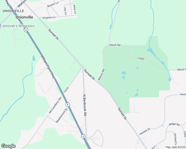 map of restaurants, bars, coffee shops, grocery stores, and more near 966 Sunset Dr in Butler