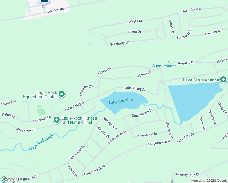 map of restaurants, bars, coffee shops, grocery stores, and more near 445 Lake Valley Drive in Hazleton