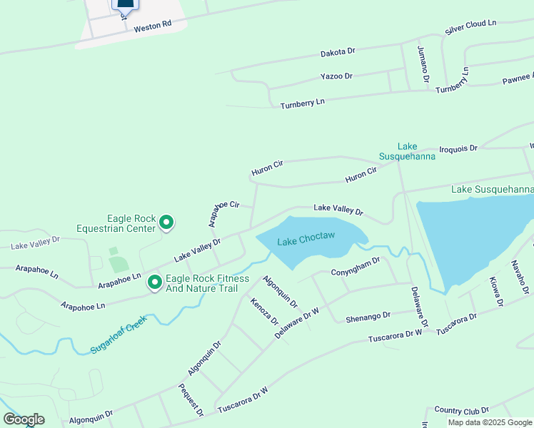 map of restaurants, bars, coffee shops, grocery stores, and more near 451 Lake Valley Drive in Hazleton