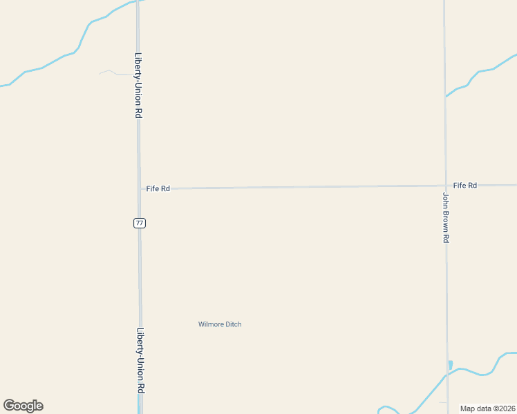 map of restaurants, bars, coffee shops, grocery stores, and more near 10374 Fife Road in Van Wert