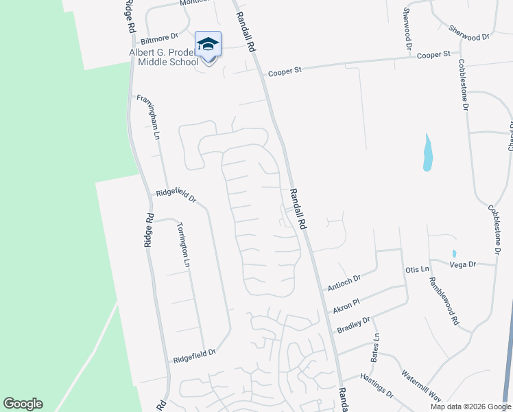 map of restaurants, bars, coffee shops, grocery stores, and more near 6 Oakdale Court in Ridge