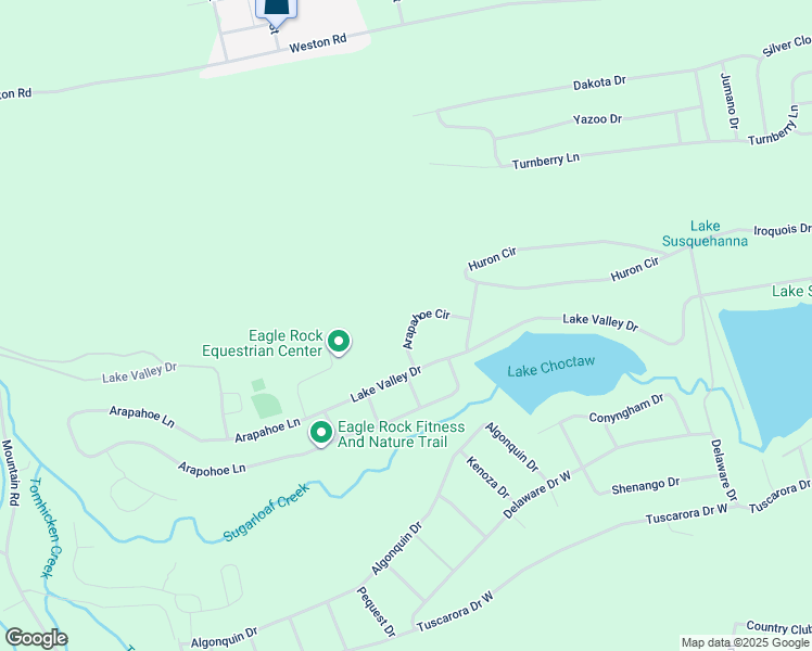 map of restaurants, bars, coffee shops, grocery stores, and more near 15 Arapahoe Circle in Hazleton