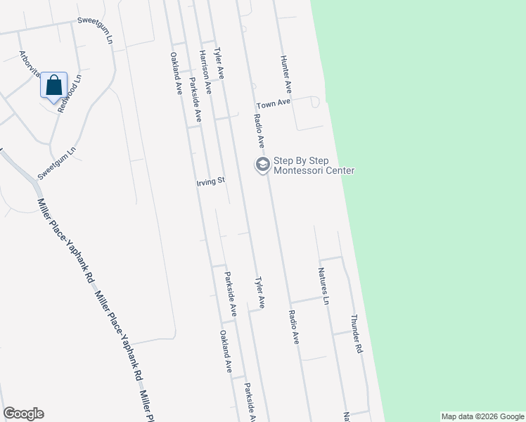 map of restaurants, bars, coffee shops, grocery stores, and more near 152 Radio Avenue in Miller Place