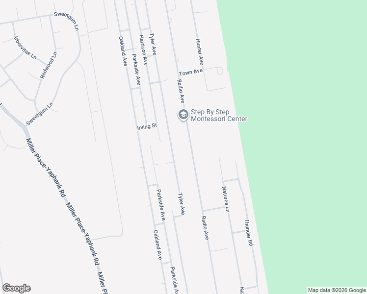 map of restaurants, bars, coffee shops, grocery stores, and more near 152 Radio Avenue in Miller Place