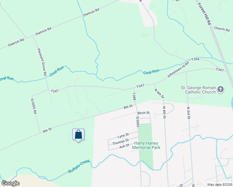 map of restaurants, bars, coffee shops, grocery stores, and more near 2065 Green Ridge Rd in Mifflinburg