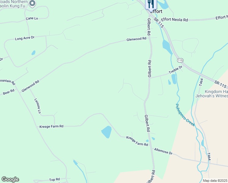 map of restaurants, bars, coffee shops, grocery stores, and more near 607 Country Acres Court in Effort