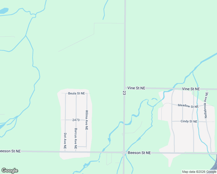 map of restaurants, bars, coffee shops, grocery stores, and more near 11011 Freshley Avenue Northeast in Alliance