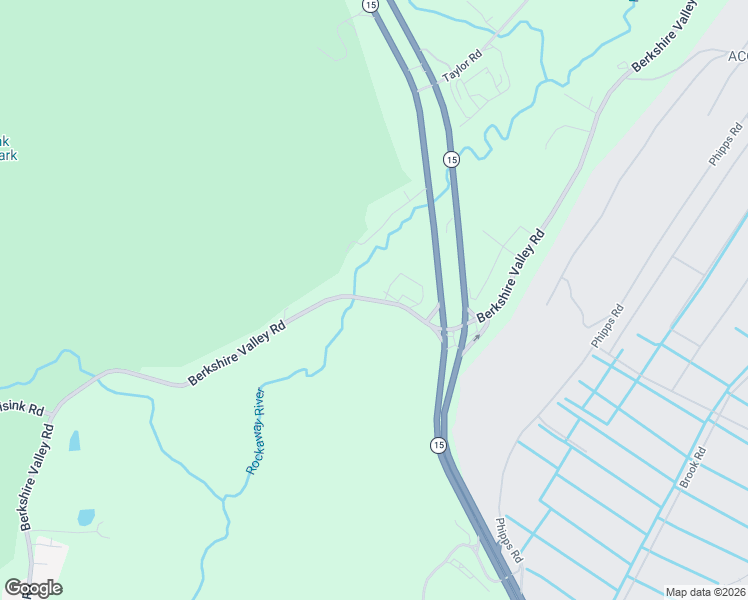 map of restaurants, bars, coffee shops, grocery stores, and more near 626 Berkshire Valley Road in Wharton
