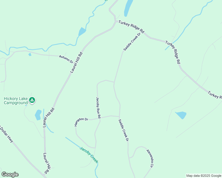 map of restaurants, bars, coffee shops, grocery stores, and more near 101 Saddle Creek Drive in Mount Bethel