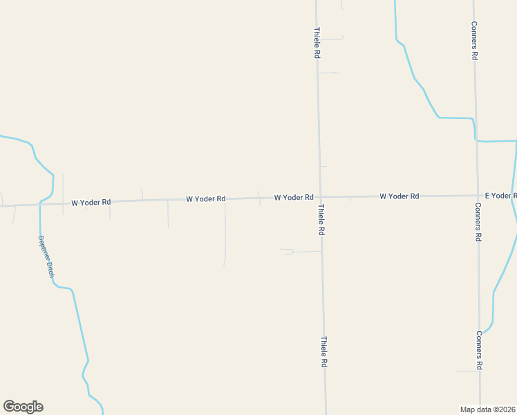 map of restaurants, bars, coffee shops, grocery stores, and more near 407 West Yoder Road in Fort Wayne