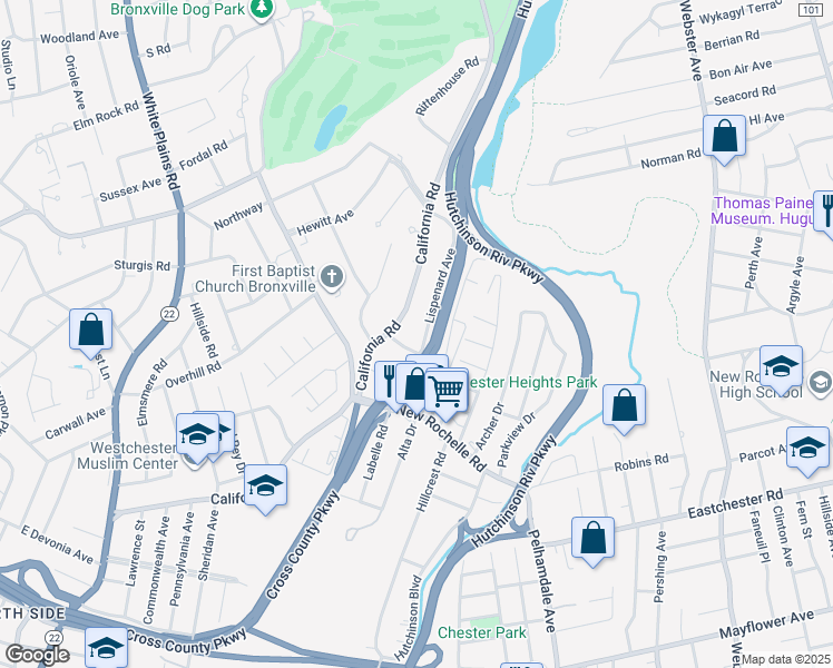 5 Lispenard Avenue, Eastchester NY Walk Score