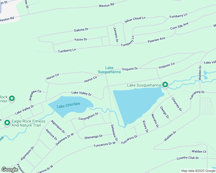 map of restaurants, bars, coffee shops, grocery stores, and more near 113 Lake Valley Drive in Hazleton