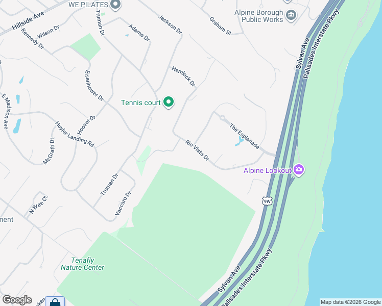 map of restaurants, bars, coffee shops, grocery stores, and more near 35 Rio Vista Drive in Alpine