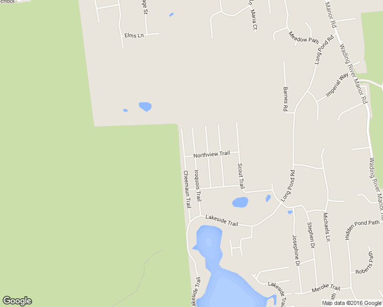 map of restaurants, bars, coffee shops, grocery stores, and more near 27 Northview Trail in Ridge