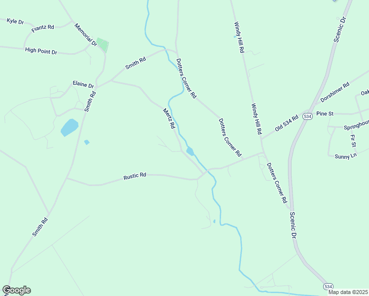 map of restaurants, bars, coffee shops, grocery stores, and more near 170 Mertz Road in Kunkletown