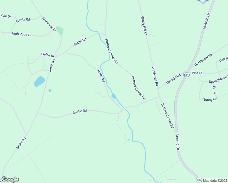 map of restaurants, bars, coffee shops, grocery stores, and more near 170 Mertz Road in Kunkletown