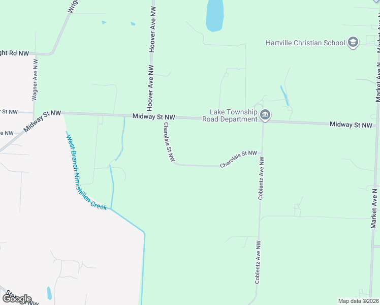 map of restaurants, bars, coffee shops, grocery stores, and more near 1811 Charolais Street Northwest in Uniontown