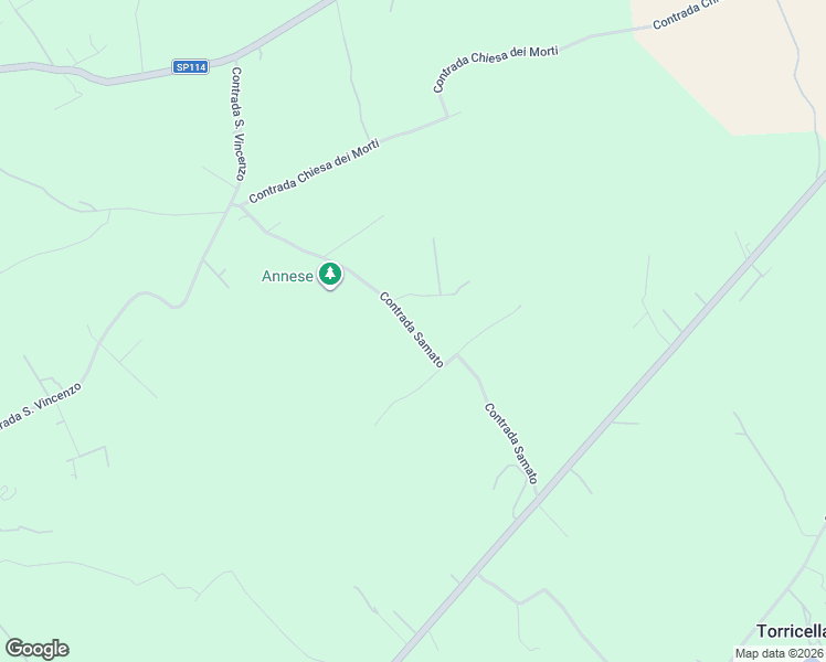 map of restaurants, bars, coffee shops, grocery stores, and more near C.da Caramanna in Città Metropolitana di Bari