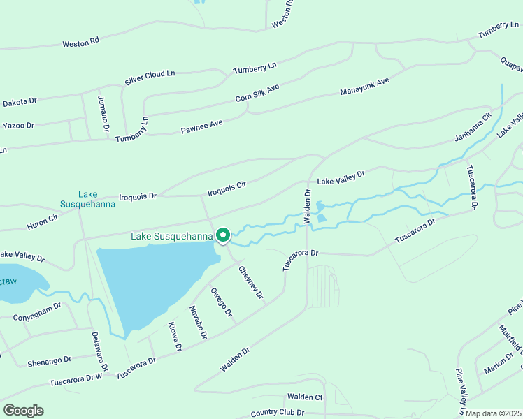 map of restaurants, bars, coffee shops, grocery stores, and more near 61 Lake Valley Drive in Luzerne County