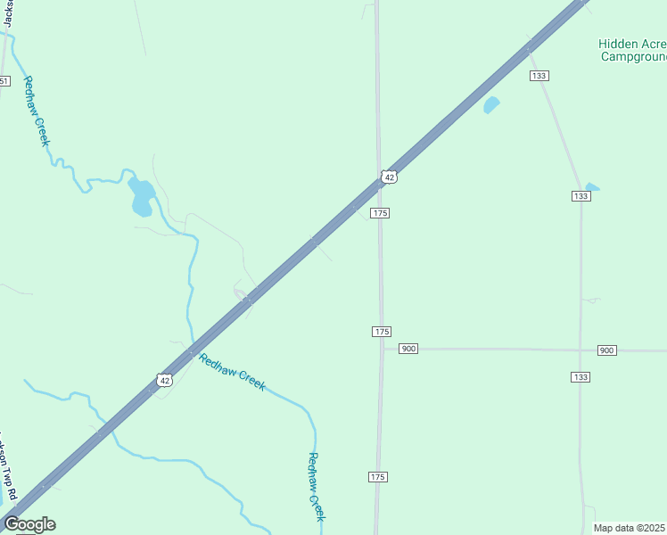 map of restaurants, bars, coffee shops, grocery stores, and more near 191 U.S. 42 in Polk