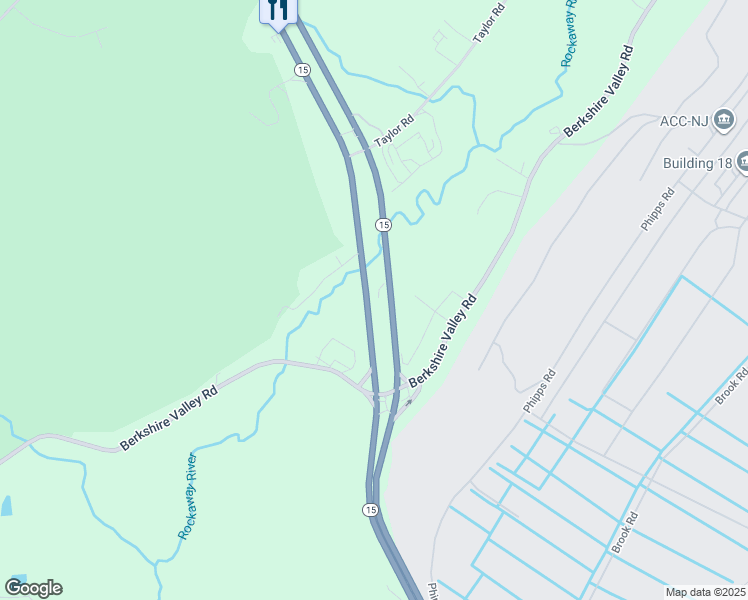 map of restaurants, bars, coffee shops, grocery stores, and more near 143 New Jersey 15 in Wharton
