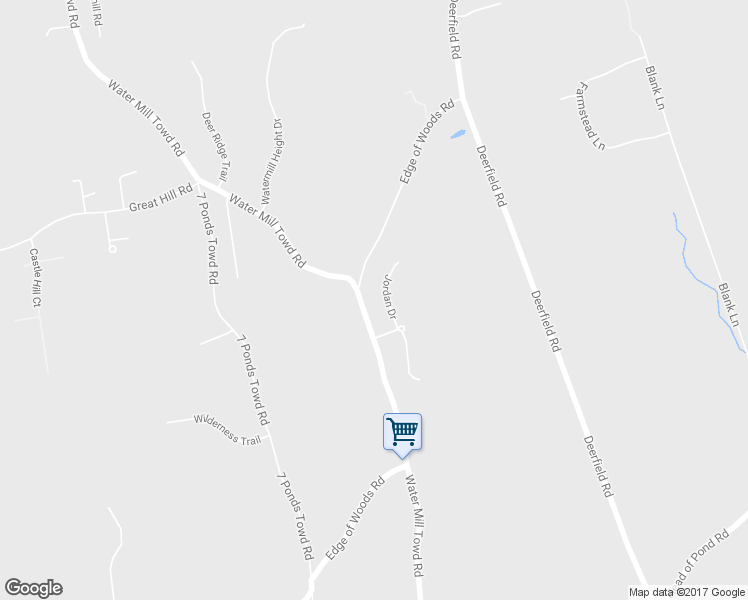 map of restaurants, bars, coffee shops, grocery stores, and more near 266 Water Mill Towd Road in Water Mill