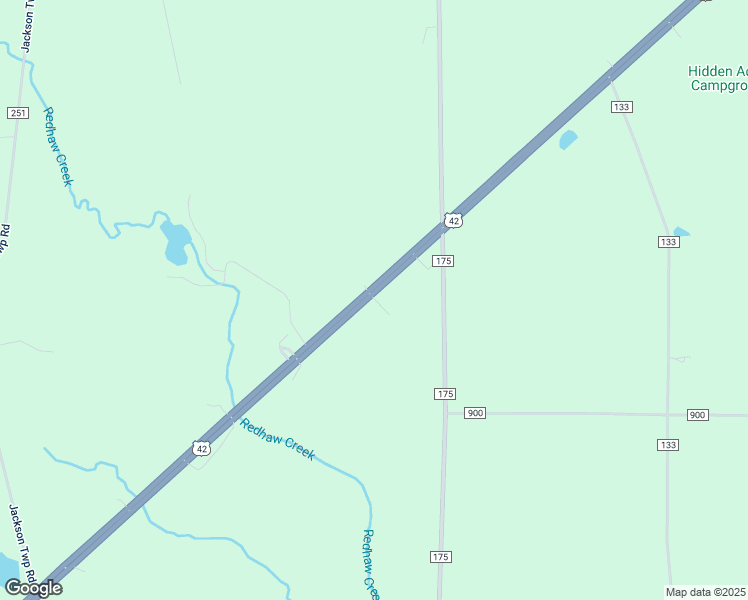 map of restaurants, bars, coffee shops, grocery stores, and more near 191 U.S. 42 in Polk