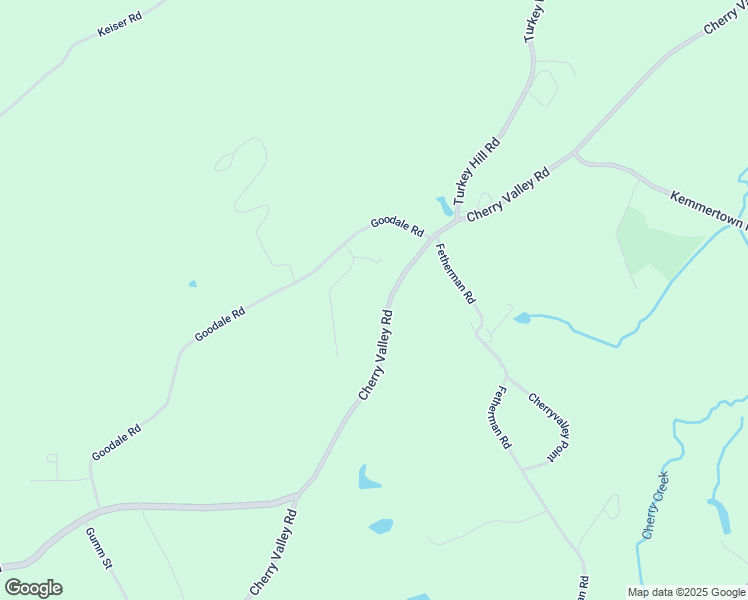 map of restaurants, bars, coffee shops, grocery stores, and more near 5931 Cherry Valley Road in Stroudsburg