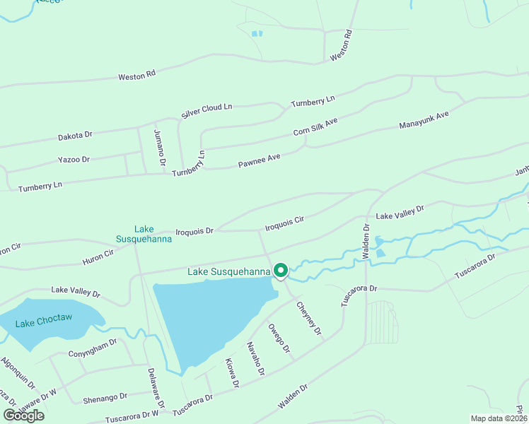 map of restaurants, bars, coffee shops, grocery stores, and more near 32 Iroquois Drive in Hazleton