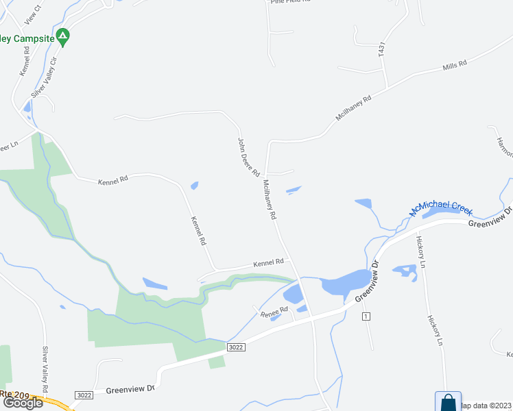 map of restaurants, bars, coffee shops, grocery stores, and more near 289 Mcilhaney Road in Saylorsburg