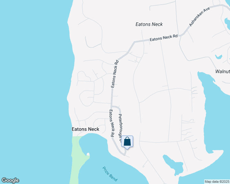 map of restaurants, bars, coffee shops, grocery stores, and more near 74 Eatons Neck Road in Northport