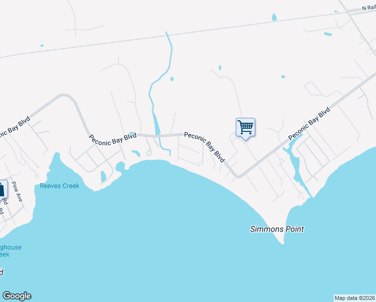 map of restaurants, bars, coffee shops, grocery stores, and more near 32 Willow Street in Riverhead