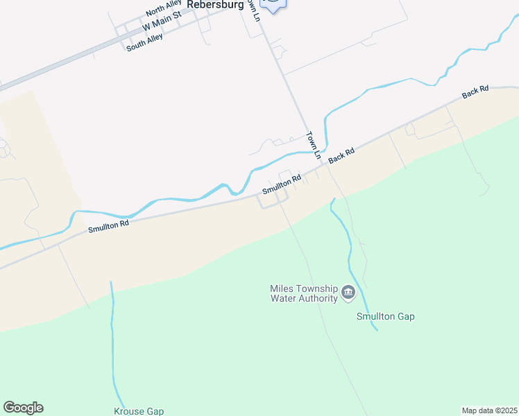 map of restaurants, bars, coffee shops, grocery stores, and more near 135 Wolfes Circle in Rebersburg