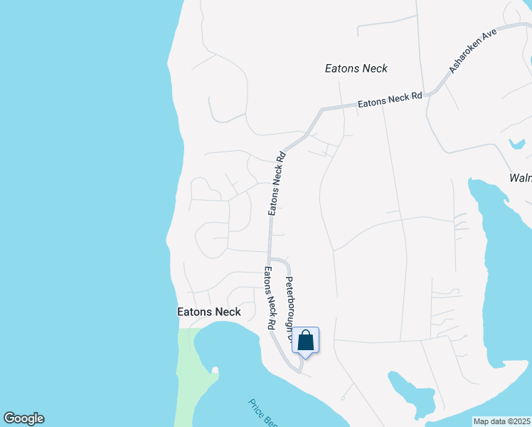 map of restaurants, bars, coffee shops, grocery stores, and more near 74 Eatons Neck Road in Northport