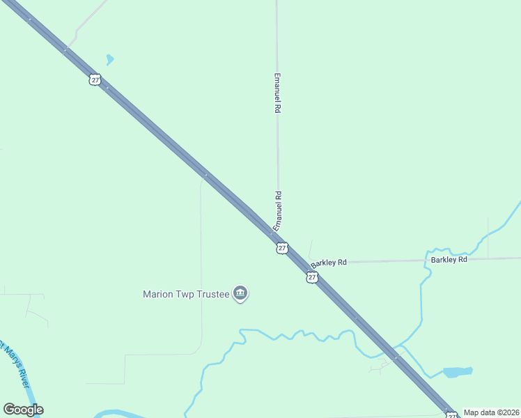 map of restaurants, bars, coffee shops, grocery stores, and more near 16235 U.S. 27 in Decatur