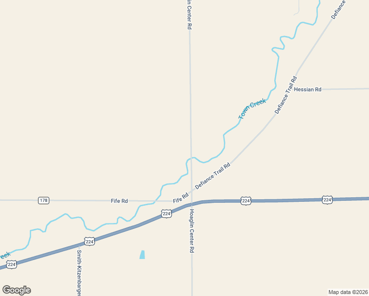 map of restaurants, bars, coffee shops, grocery stores, and more near 4596-4898 Hoaglin Center Road in Van Wert