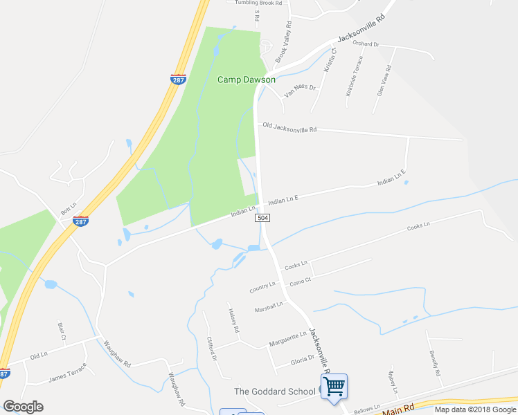 map of restaurants, bars, coffee shops, grocery stores, and more near 66 Jacksonville Road in Montville