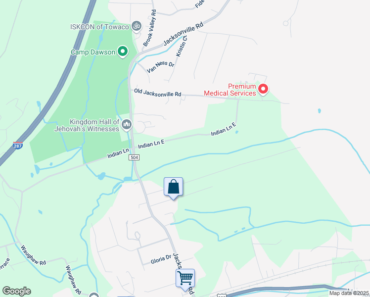 map of restaurants, bars, coffee shops, grocery stores, and more near 53 Indian Lane East in Montville
