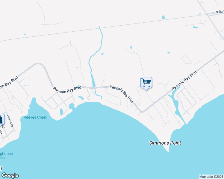 map of restaurants, bars, coffee shops, grocery stores, and more near 32 Willow Street in Riverhead