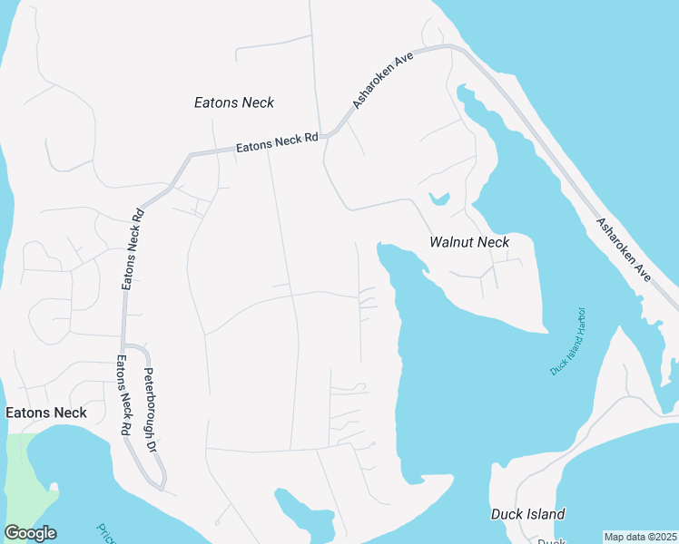 map of restaurants, bars, coffee shops, grocery stores, and more near 53 Bayberry Road in Northport