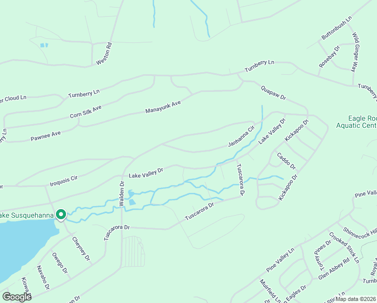 map of restaurants, bars, coffee shops, grocery stores, and more near Janhanna Circle in Luzerne