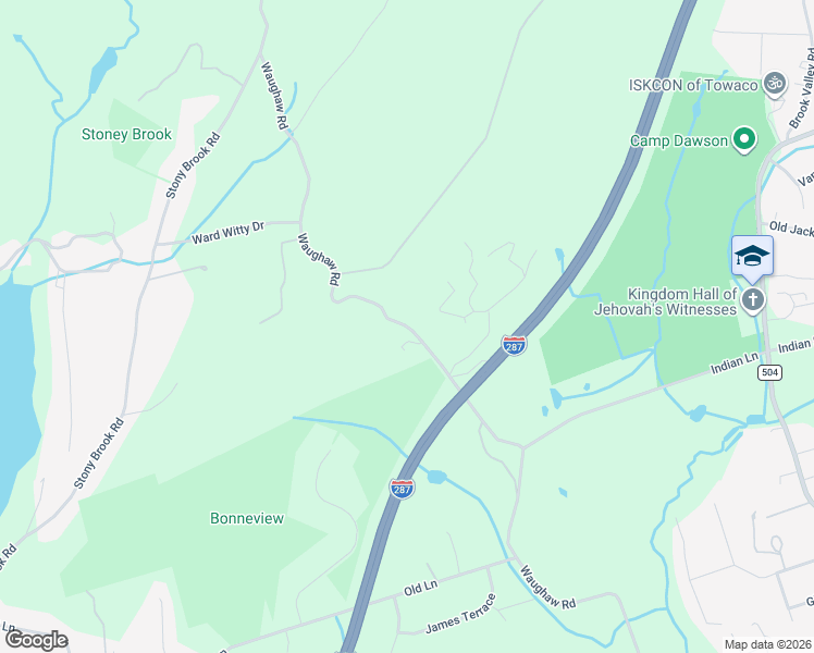 map of restaurants, bars, coffee shops, grocery stores, and more near 119 Waughaw Road in Montville