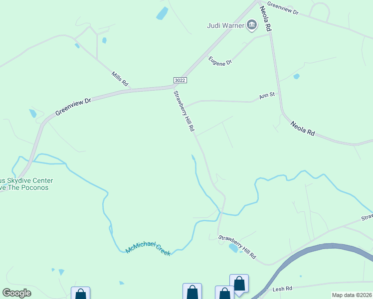map of restaurants, bars, coffee shops, grocery stores, and more near 244 Strawberry Hill Road in Sciota