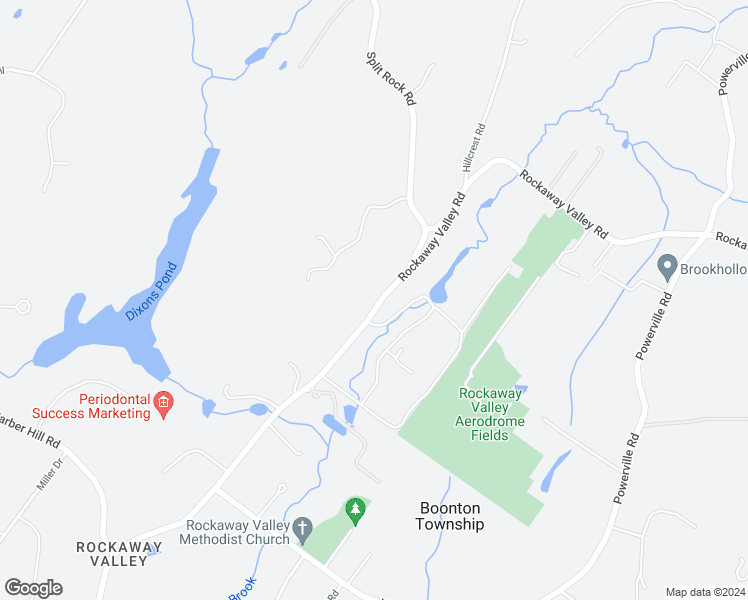 map of restaurants, bars, coffee shops, grocery stores, and more near 402 Rockaway Valley Road in Boonton